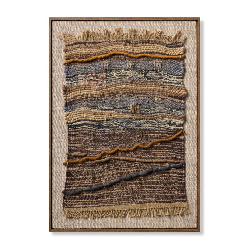 Landfall Brown/Orange 2'7"x3'4" Wall Art